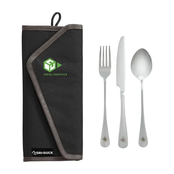 Utensil set with a knife, fork, spoon, interior pocket, interior elastic... from ASI 79530 Prime Line