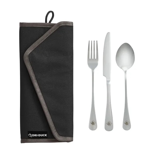 Utensil set with a knife, fork, spoon, interior pocket, interior elastic... from ASI 79530 Prime Line