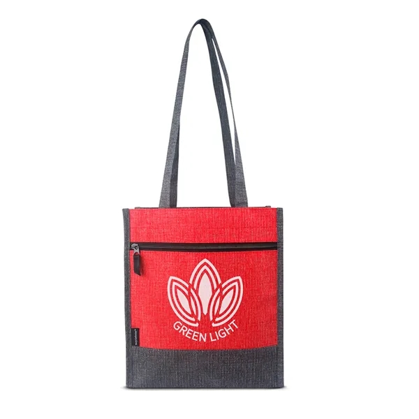 10" x 11.5" x 4" pocket tote with a front zipper... from ASI 79530 Prime Line