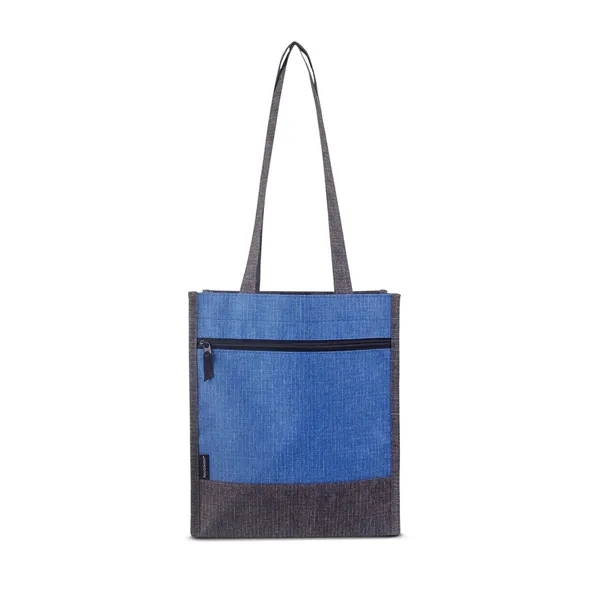 10" x 11.5" x 4" pocket tote with a front zipper... from ASI 79530 Prime Line