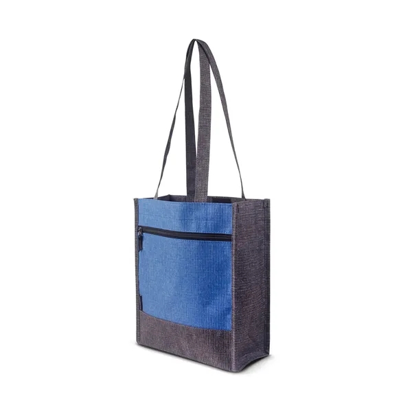10" x 11.5" x 4" pocket tote with a front zipper... from ASI 79530 Prime Line
