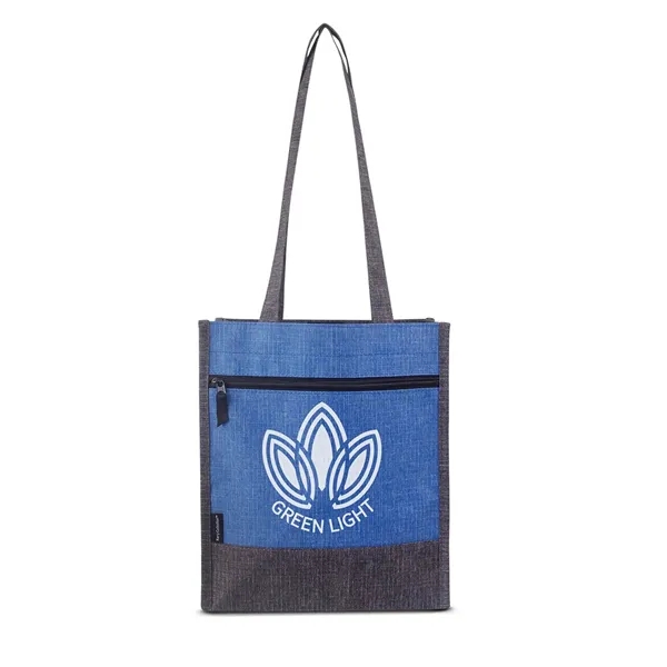 10" x 11.5" x 4" pocket tote with a front zipper... from ASI 79530 Prime Line