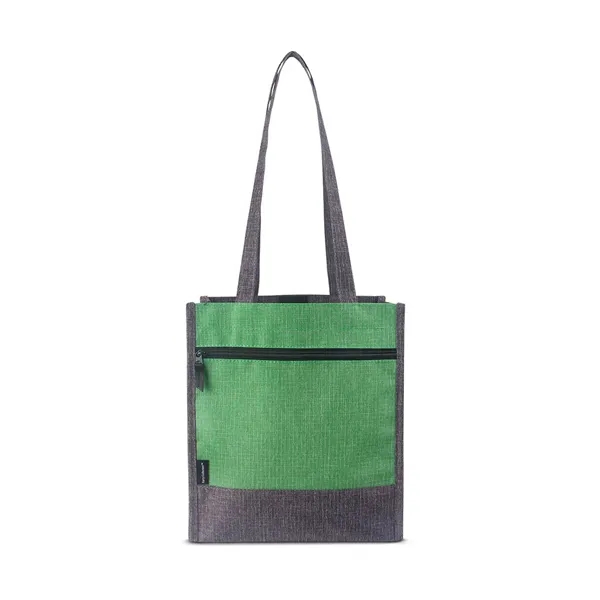 10" x 11.5" x 4" pocket tote with a front zipper... from ASI 79530 Prime Line