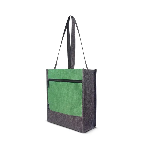 10" x 11.5" x 4" pocket tote with a front zipper... from ASI 79530 Prime Line