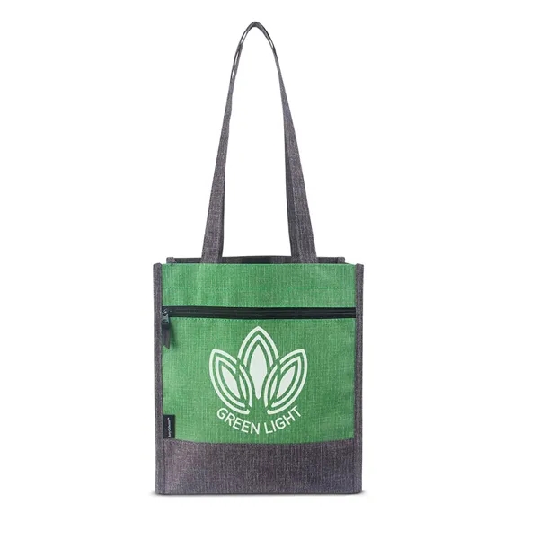 10" x 11.5" x 4" pocket tote with a front zipper... from ASI 79530 Prime Line