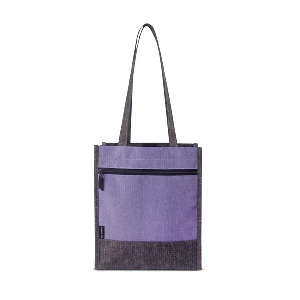 10" x 11.5" x 4" pocket tote with a front zipper... from ASI 79530 Prime Line