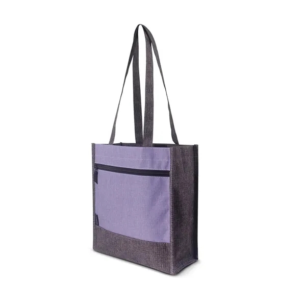 10" x 11.5" x 4" pocket tote with a front zipper... from ASI 79530 Prime Line