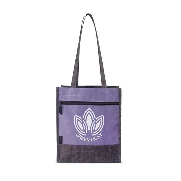 10" x 11.5" x 4" pocket tote with a front zipper... from ASI 79530 Prime Line