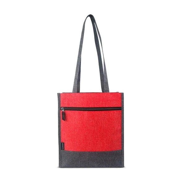 10" x 11.5" x 4" pocket tote with a front zipper... from ASI 79530 Prime Line