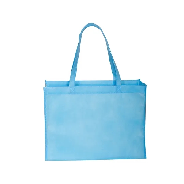 Standard non-woven tote bag with box gusset, crisp binding edge seams... from ASI 79530 Prime Line
