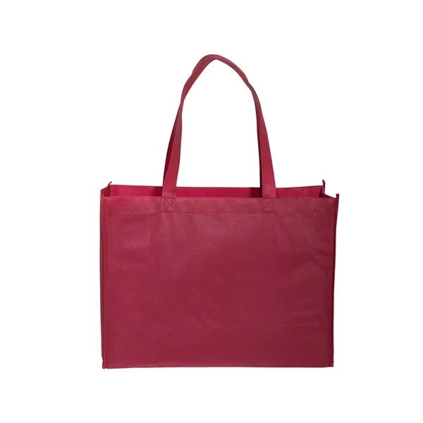 Standard non-woven tote bag with box gusset, crisp binding edge seams... from ASI 79530 Prime Line