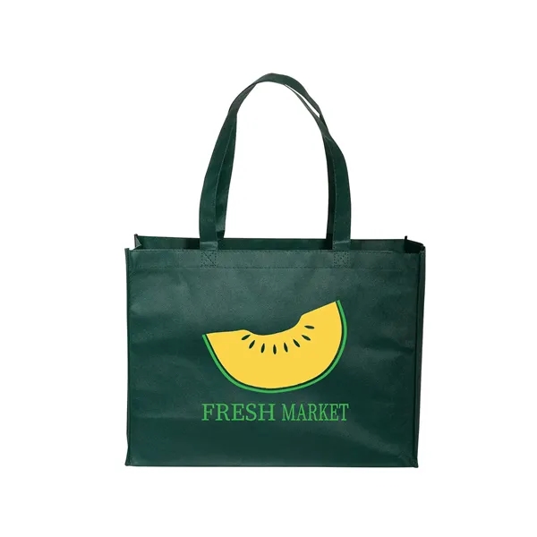 Standard non-woven tote bag with box gusset, crisp binding edge seams... from ASI 79530 Prime Line