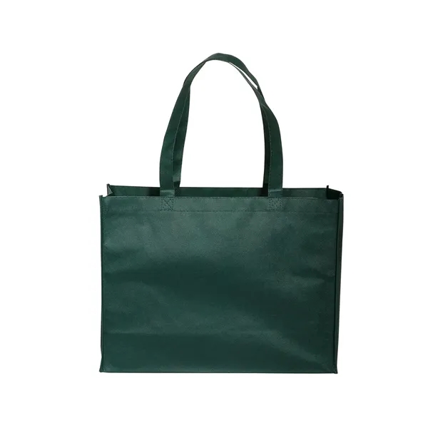 Standard non-woven tote bag with box gusset, crisp binding edge seams... from ASI 79530 Prime Line
