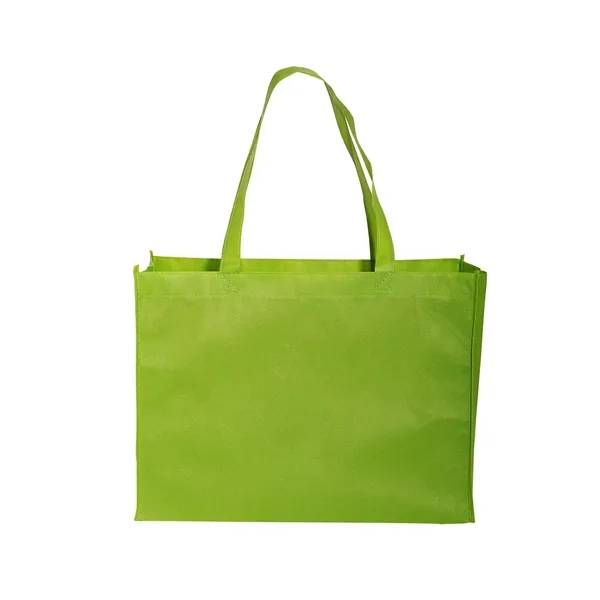 Standard non-woven tote bag with box gusset, crisp binding edge seams... from ASI 79530 Prime Line