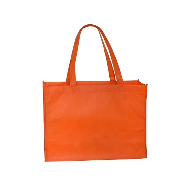 Standard non-woven tote bag with box gusset, crisp binding edge seams... from ASI 79530 Prime Line