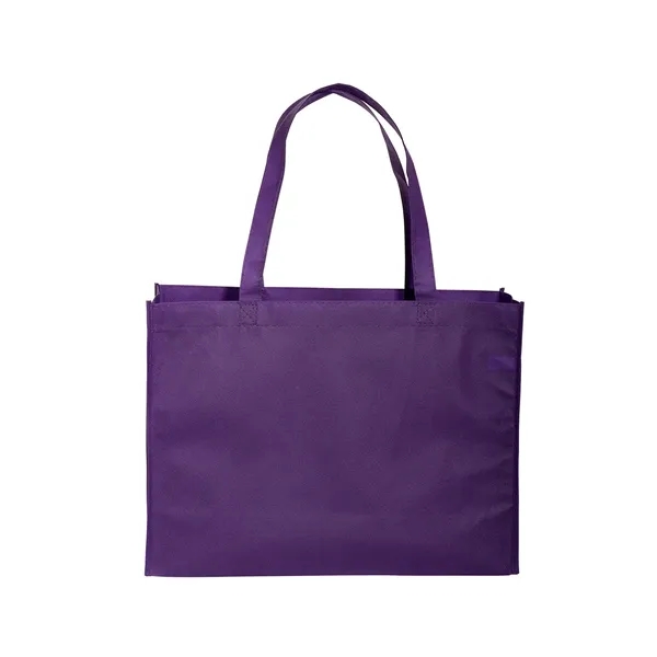 Standard non-woven tote bag with box gusset, crisp binding edge seams... from ASI 79530 Prime Line