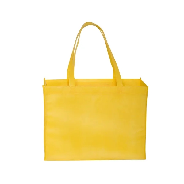 Standard non-woven tote bag with box gusset, crisp binding edge seams... from ASI 79530 Prime Line
