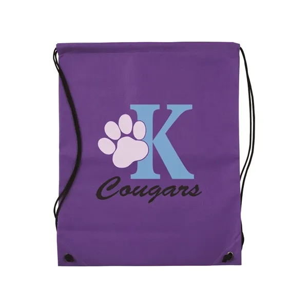 Eco-friendly, non-woven drawstring bag with cinch-top closure and adjustable soft nylon... from ASI 79530 Prime Line