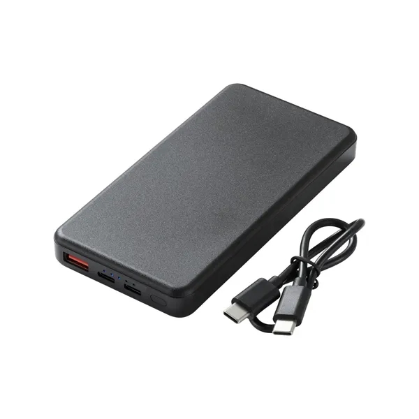 Power bank with 10,000mAh capacity, triple output port, and charging cable.... from ASI 79530 Prime Line