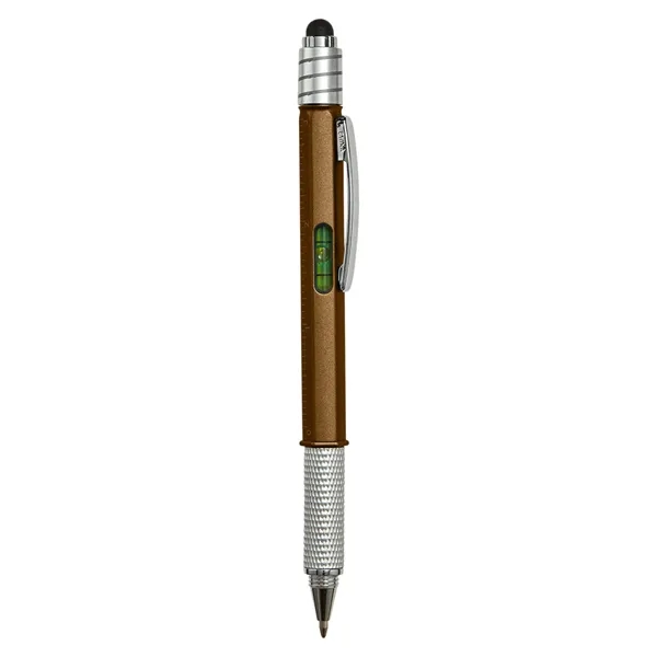Twist action pen with fidget spinner, ruler, stylus and level.... from ASI 79530 Prime Line