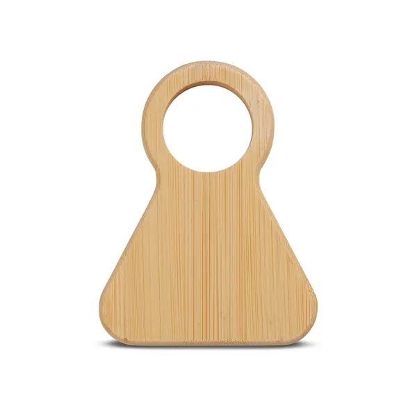 Table wine holder and bottle opener made of bamboo.... from ASI 79530 Prime Line