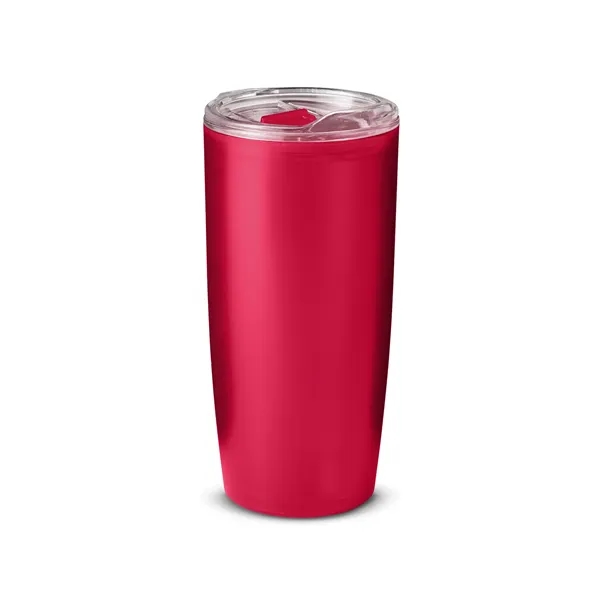 22 ounce tumbler with double-wall insulation and a versa slide-lock lid.... from ASI 79530 Prime Line