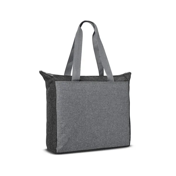 16" x 15.75" tote bag with a zippered main compartment, carry... from ASI 79530 Prime Line
