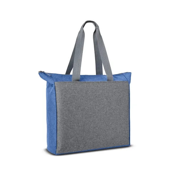 16" x 15.75" tote bag with a zippered main compartment, carry... from ASI 79530 Prime Line