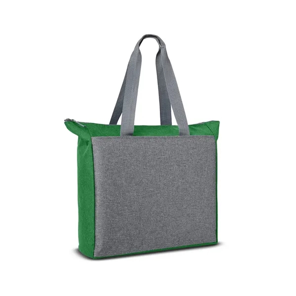 16" x 15.75" tote bag with a zippered main compartment, carry... from ASI 79530 Prime Line