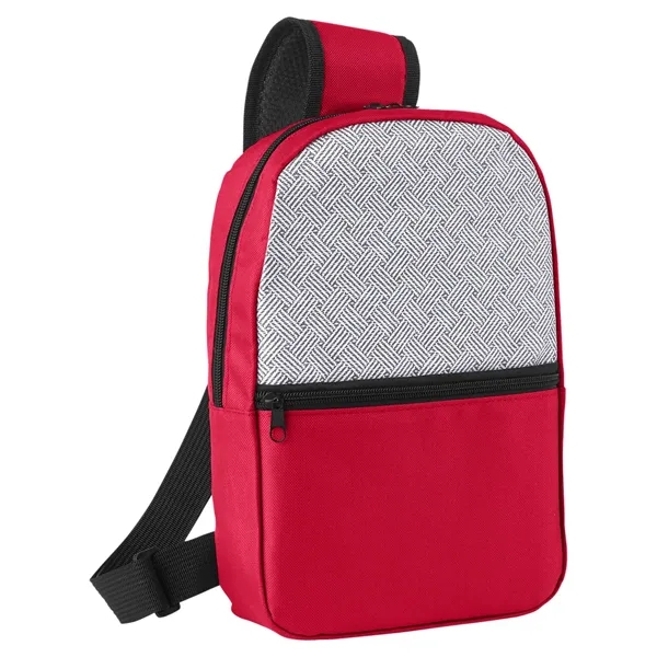 Patchwork Eco Friendly Crossbody Sling Bag... from ASI 79530 Prime Line