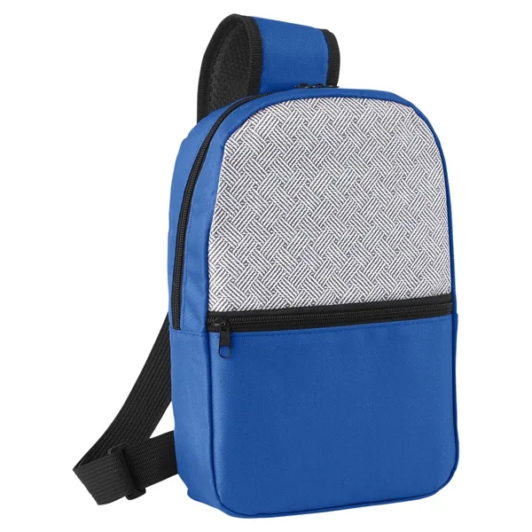 Patchwork Eco Friendly Crossbody Sling Bag... from ASI 79530 Prime Line