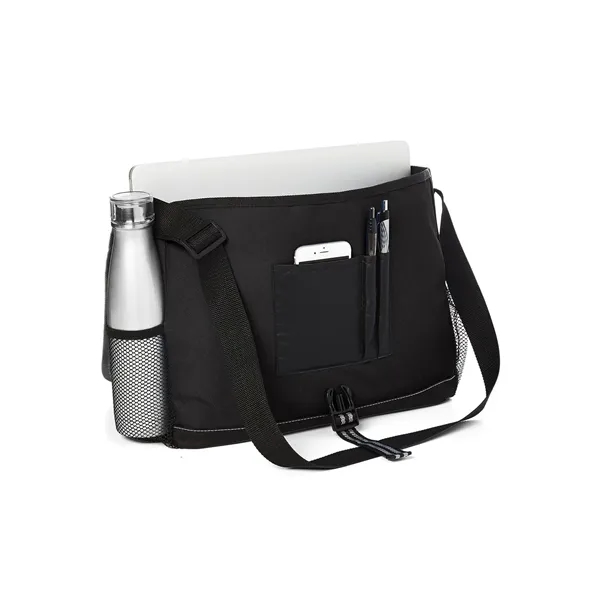 3.125" x 12.25" x 15" 210 and 600 Denier polyester messenger-style... from ASI 79530 Prime Line