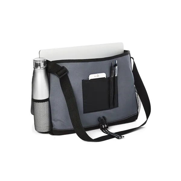 3.125" x 12.25" x 15" 210 and 600 Denier polyester messenger-style... from ASI 79530 Prime Line