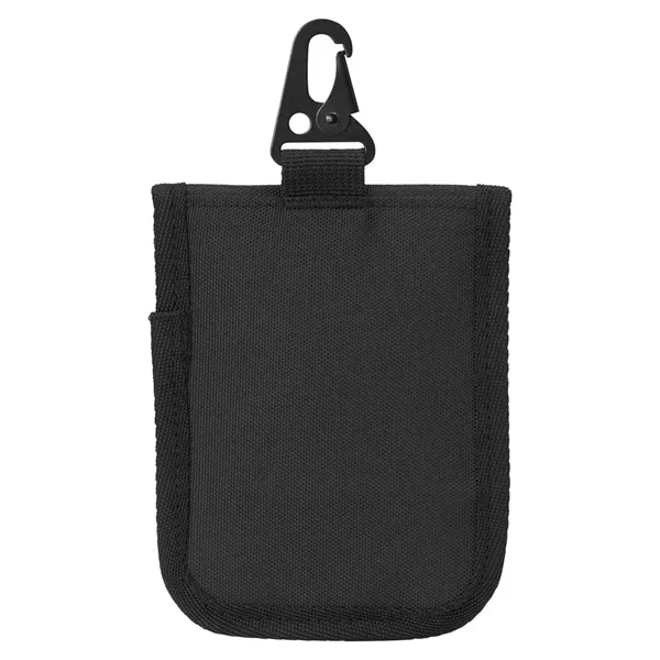 RFID signal-blocking pouch with metal hook, two inner pickets and hook... from ASI 79530 Prime Line