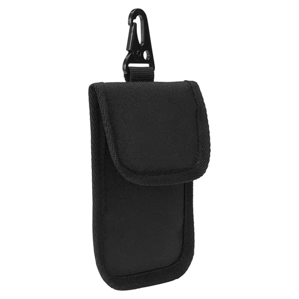 RFID signal-blocking pouch with metal hook, two inner pickets and hook... from ASI 79530 Prime Line