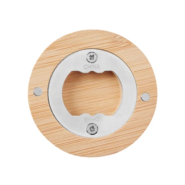 Bamboo Bottle Opener With Magnet... from ASI 79530 Prime Line