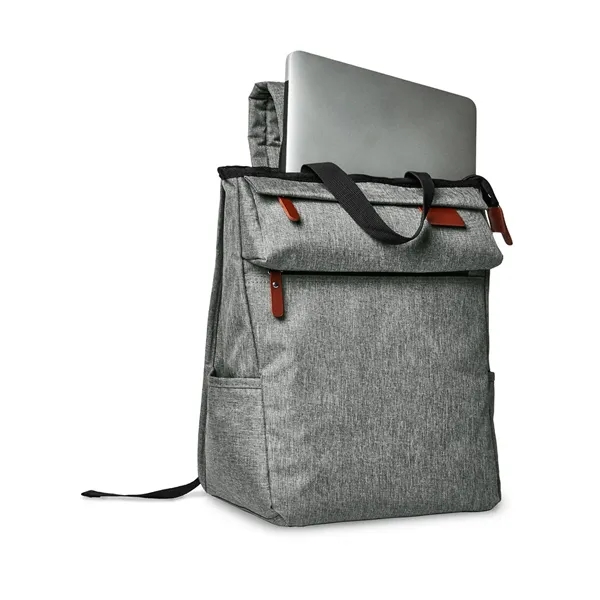 10.25" x 14" x 6.5" 300 Denier polyester Asher laptop backpack... from ASI 79530 Prime Line