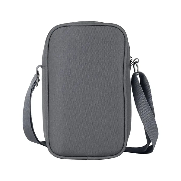 Bottle cooler sling with a zippered main compartment, PEVA insulated bottle... from ASI 79530 Prime Line