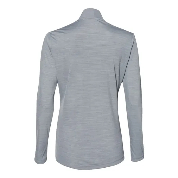 Adidas Women's Lightweight Quarter-Zip Melange Pullover... from ASI 84358 S&S Activewear