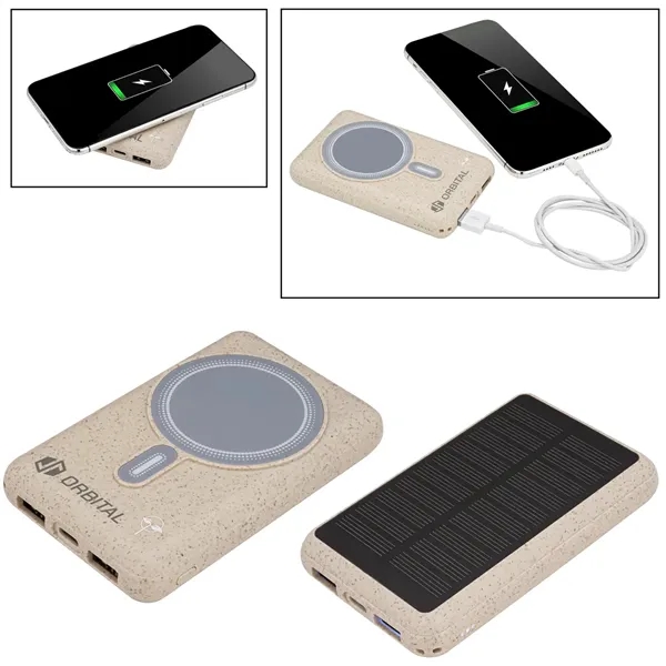 EarthTrendz™ Solar / Magnetic Wireless Power Bank... from ASI 89320 Starline USA Inc