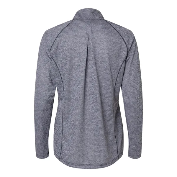Adidas Women's Space Dyed Quarter-Zip Pullover... from ASI 84358 S&S Activewear
