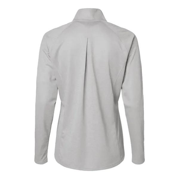 Adidas Women's Space Dyed Quarter-Zip Pullover... from ASI 84358 S&S Activewear