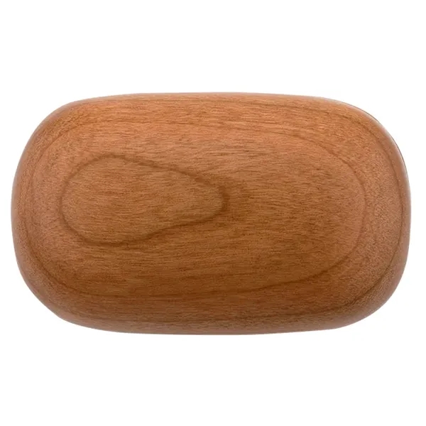 Cherry Wood TWS Wireless Earbuds and Charger Case... from ASI 89320 Starline USA Inc