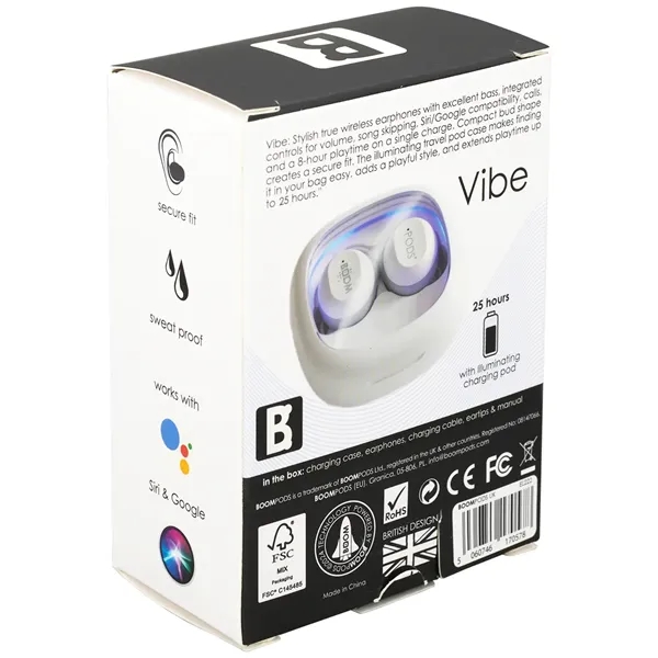 Boompods™ Vibe Earbuds... from ASI 89320 Starline USA Inc