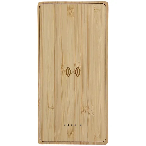 Bamboo 10,000mAh Solar/Wireless Powerbank... from ASI 89320 Starline USA Inc