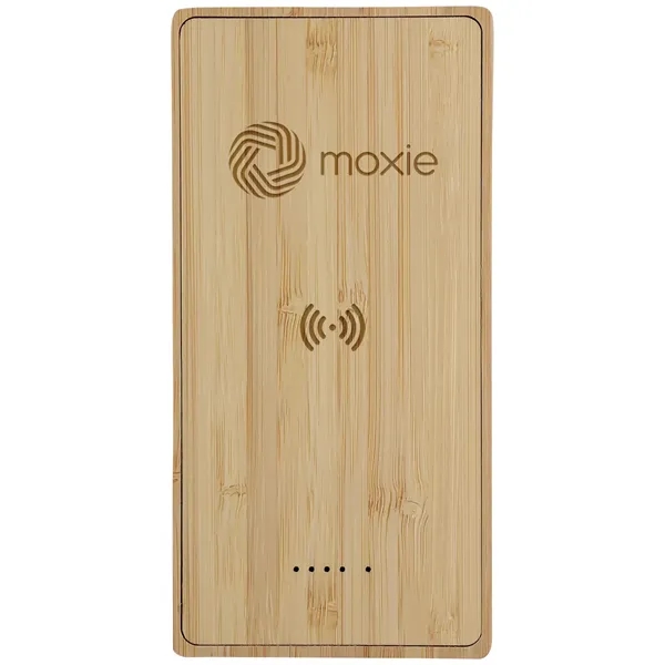 Bamboo 10,000mAh Solar/Wireless Powerbank... from ASI 89320 Starline USA Inc