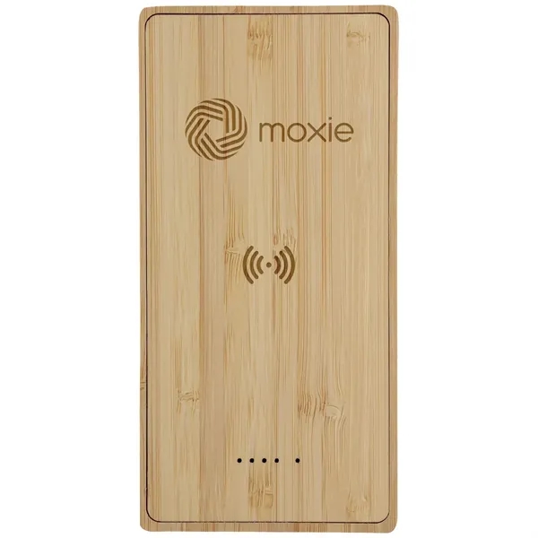 Bamboo 10,000mAh Solar/Wireless Powerbank... from ASI 89320 Starline USA Inc