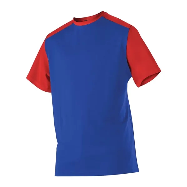 Youth Crew Neck Baseball Jersey... from ASI 84358 S&S Activewear