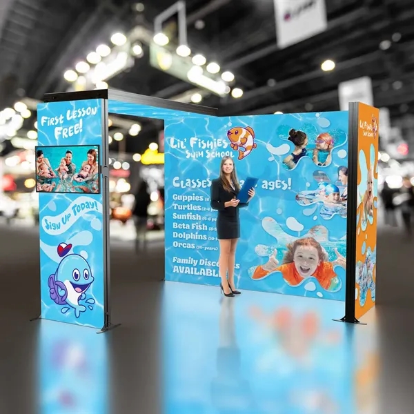 Innovative, lightweight display with customizable design and integrated LED lighting to... from ASI 87188 Showdown Displays