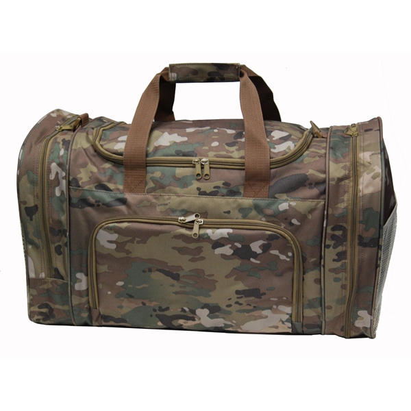 Duffel bag made of 600 denier polyester with large main zippered... from ASI 34046 Allcasion Travelware Co